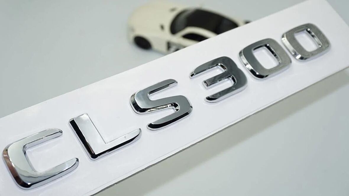 DK Tuning CLS300 Bagaj Krom ABS 3M 3D Yazı Logo Benz İle Uyumlu