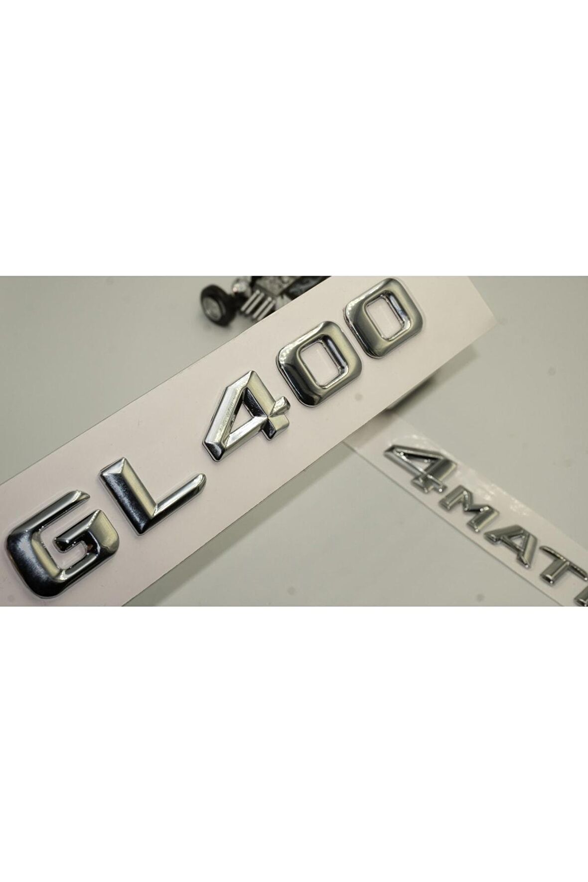 Benz Gl 400 4matic Bagaj Krom Metal 3m 3d Yazı Logo