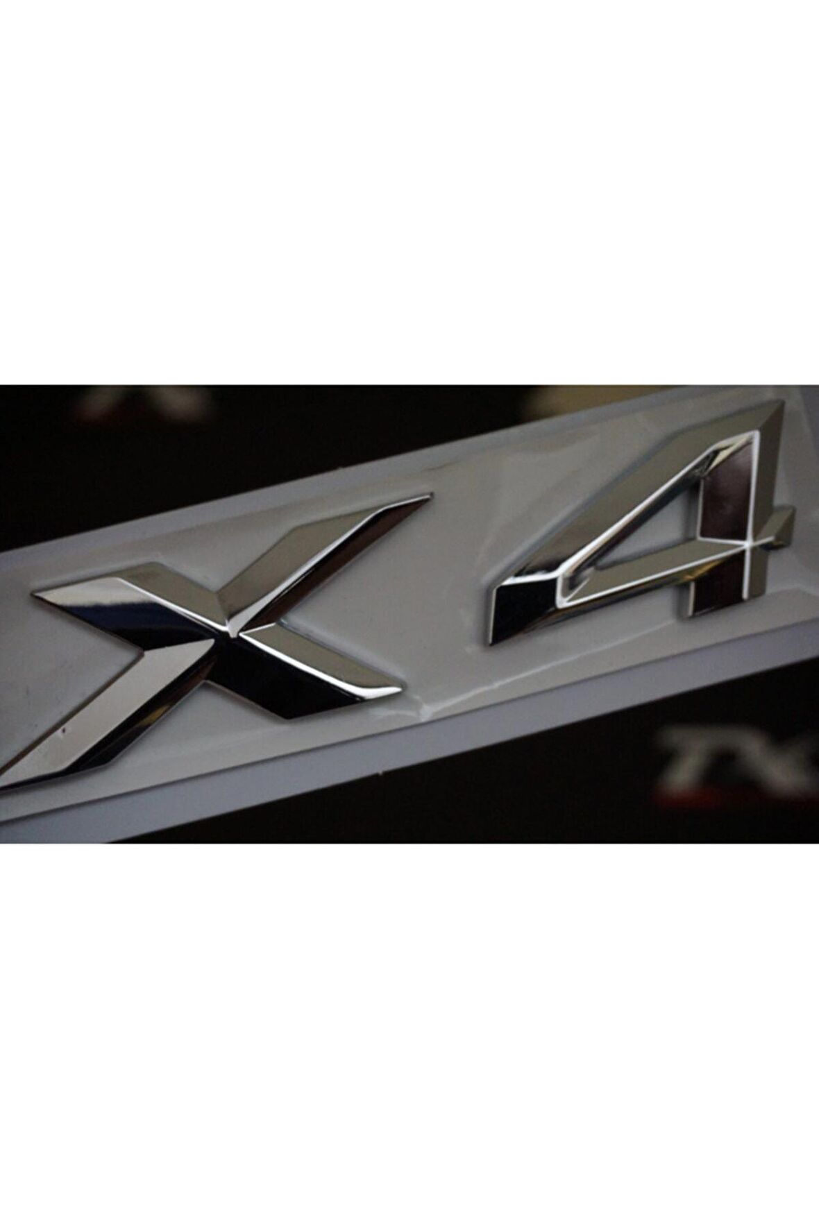 Bmw X4 Bagaj Krom Metal 3m 3d Yazı Logo