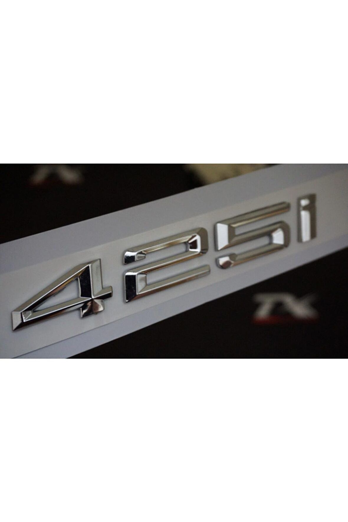 Bmw 425i Bagaj Krom Metal 3m 3d Yazı Logo