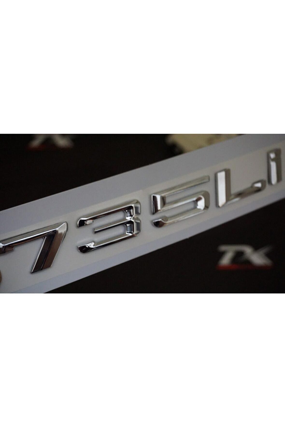 Bmw 735li 735i Bagaj Krom Metal 3m 3d Yazı Logo