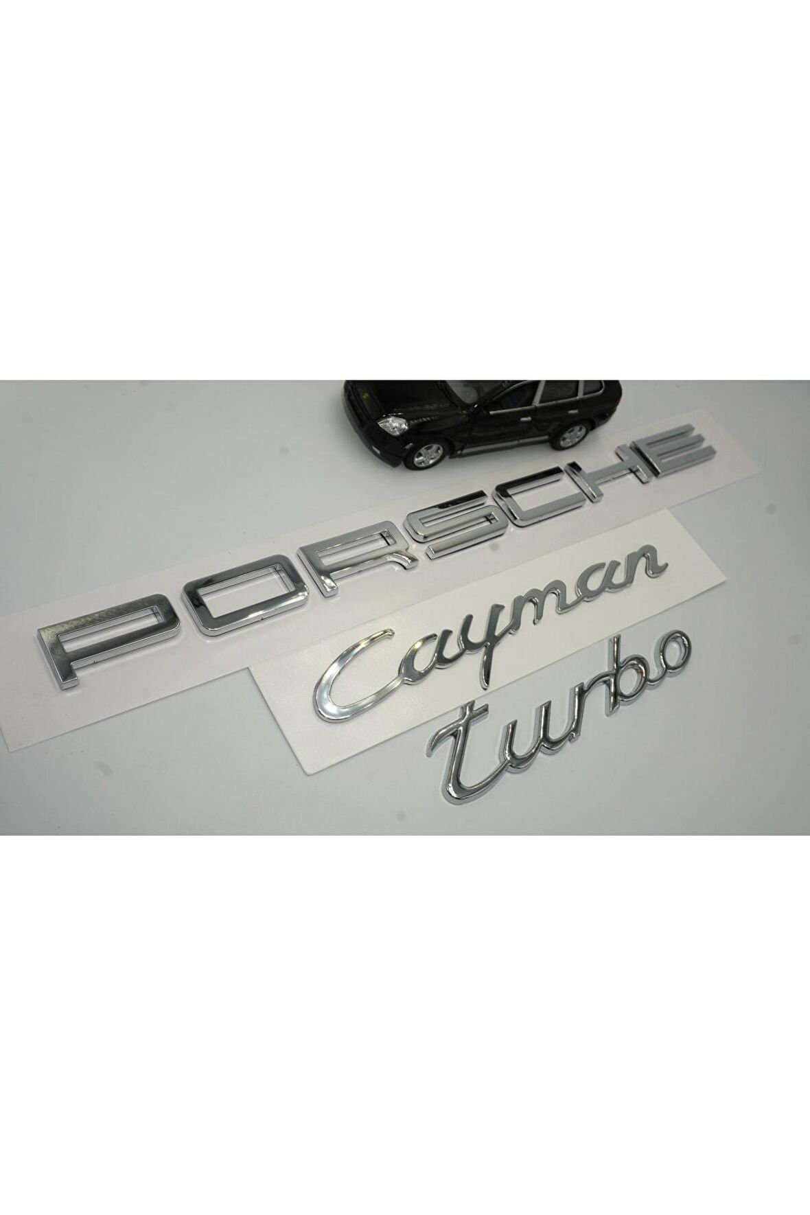 Porsche Cayman Turbo Bagaj 3m 3d Abs Yazı Logo Amblem Seti Uyumlu
