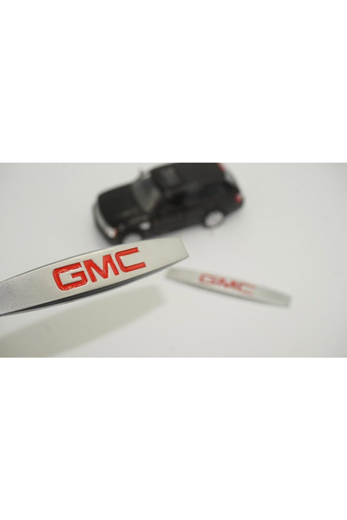 Gmc Logo Yan Çamurluk 3m 3d Krom Metal Logo Amblem