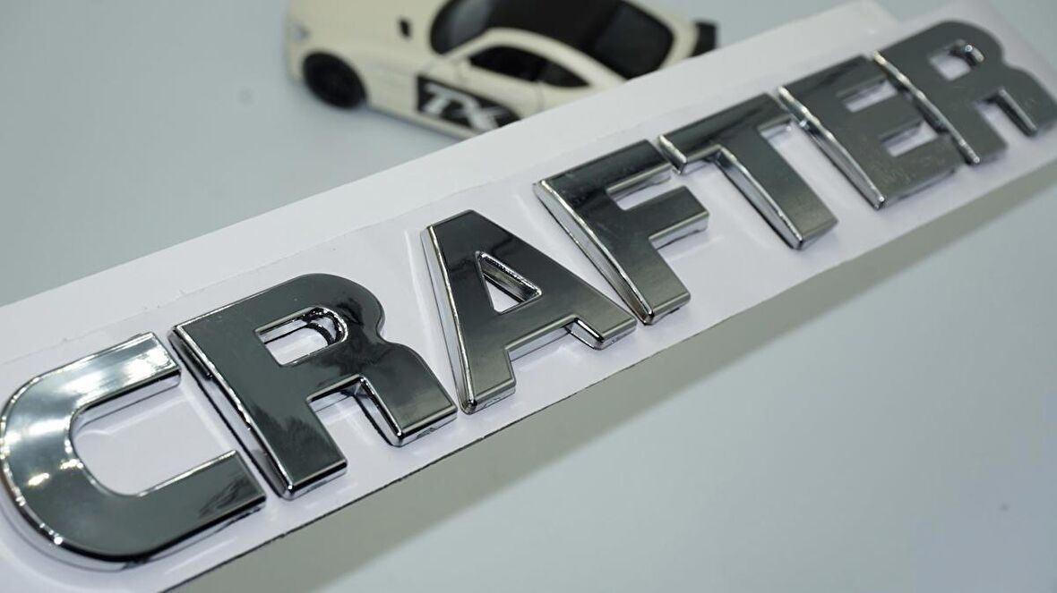 DK Tuning Volkswagen Crafter MK2 Yeni Nesil Krom ABS Bagaj Yazı Logo