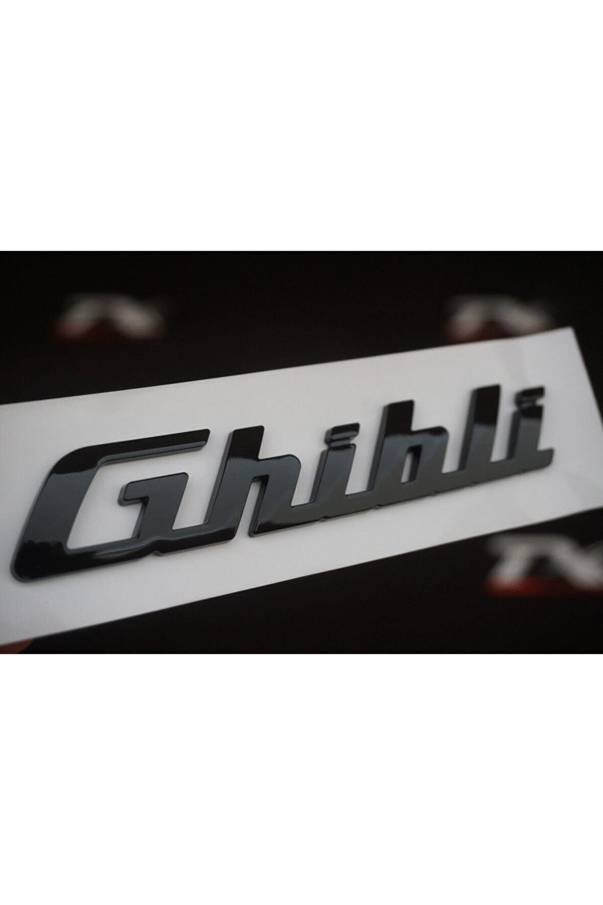 Ghibli Bagaj Kapağı Yazı Logo