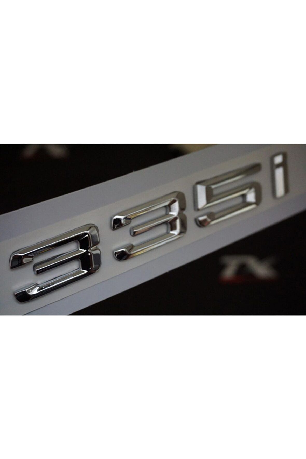 Bmw 335i Bagaj Krom Metal 3m 3d Yazı Logo