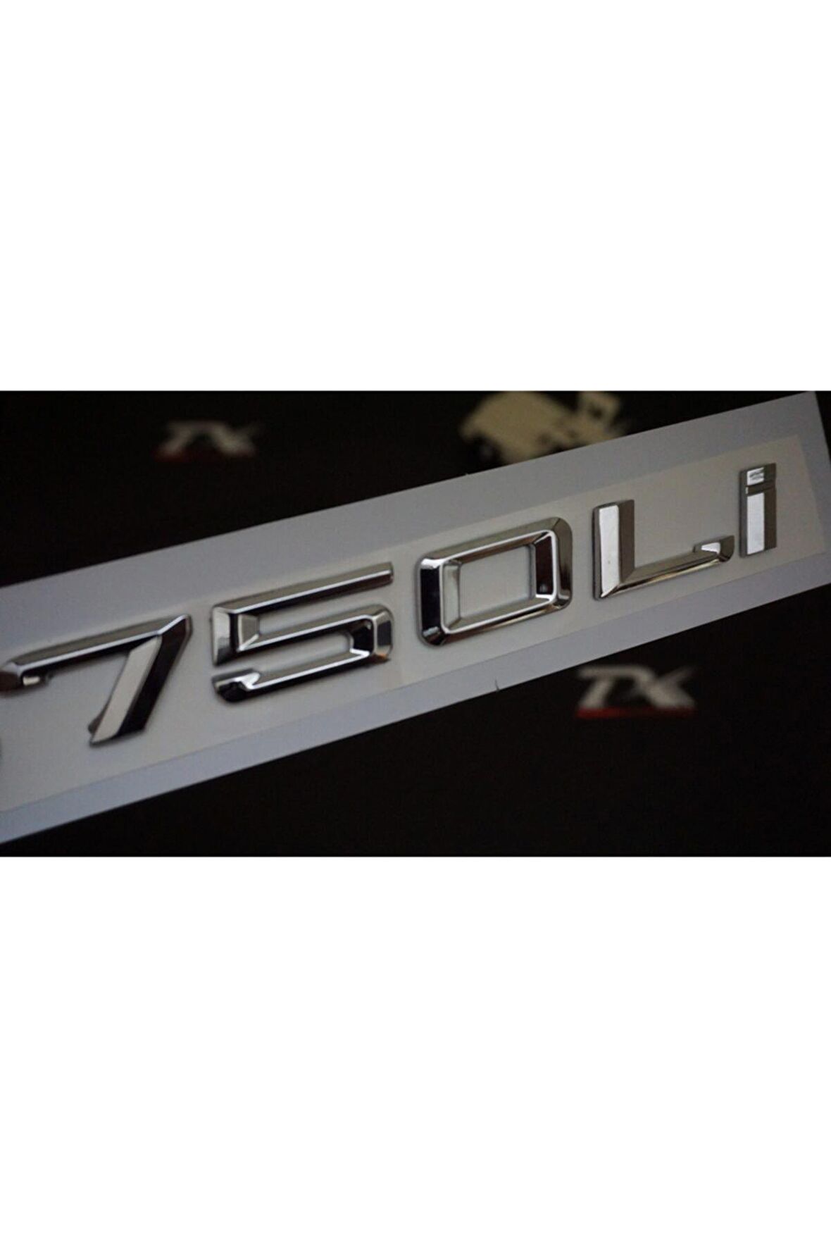 Bmw 750li 750i Bagaj Krom Metal 3m 3d Yazı Logo