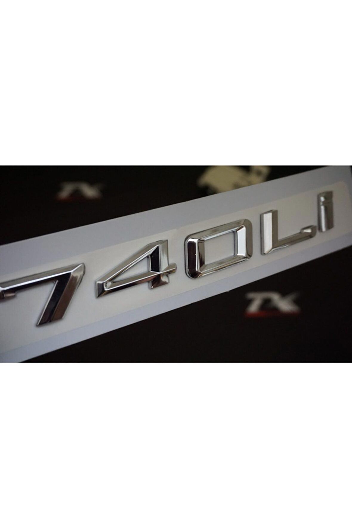 Bmw 740li 740i Bagaj Krom Metal 3m 3d Yazı Logo