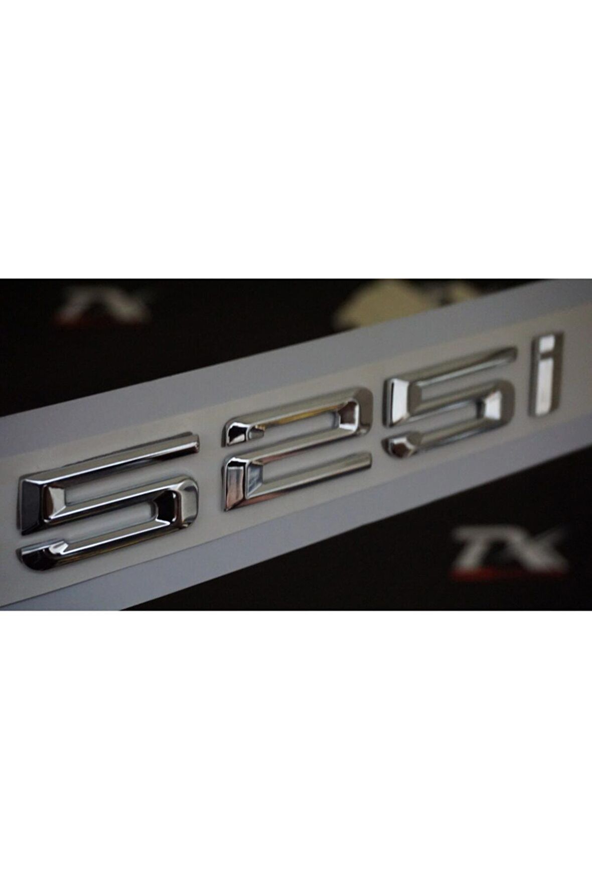 Bmw 525i Bagaj Krom Metal 3m 3d Yazı Logo