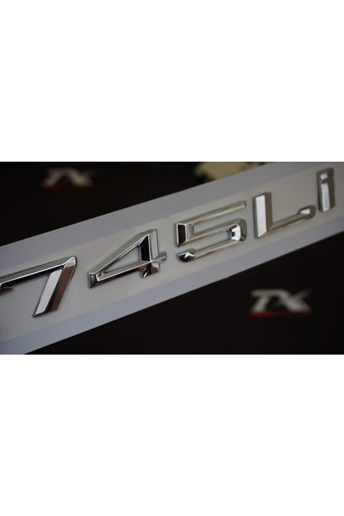 Bmw 745li 745i Bagaj Krom Metal 3m 3d Yazı Logo