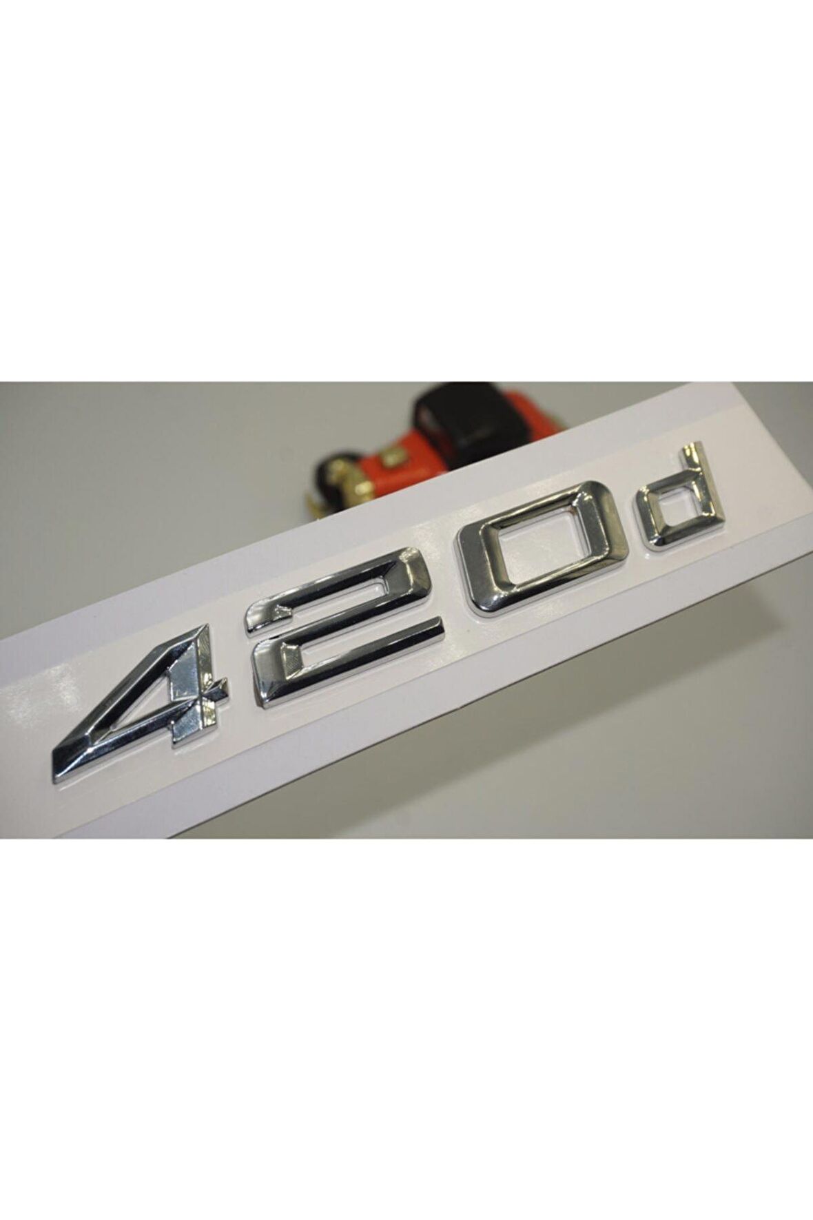 Bmw 420d Krom Metal 3m 3d Bagaj Logo Yazı Orjinal Ürün