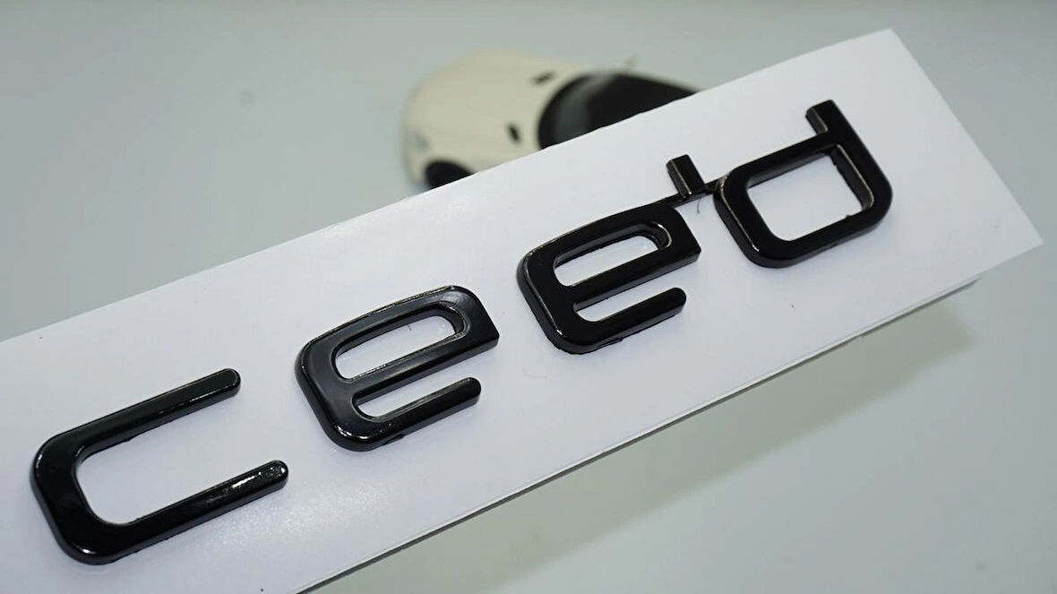 DK Tuning Kia Ceed Bagaj Siyah ABS 3M 3D Yazı Logo Amblem