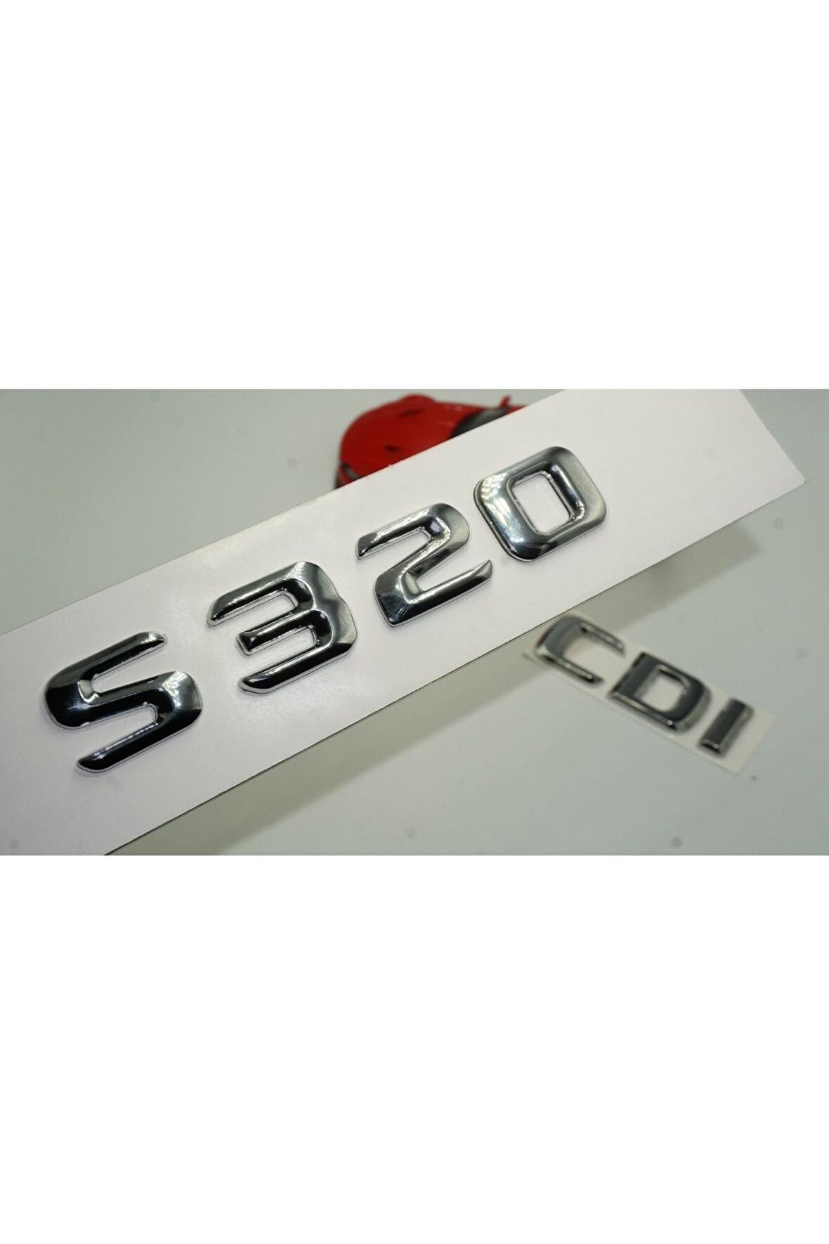 S320 Cdı Bagaj Krom Metal 3m 3d Yazı Logo