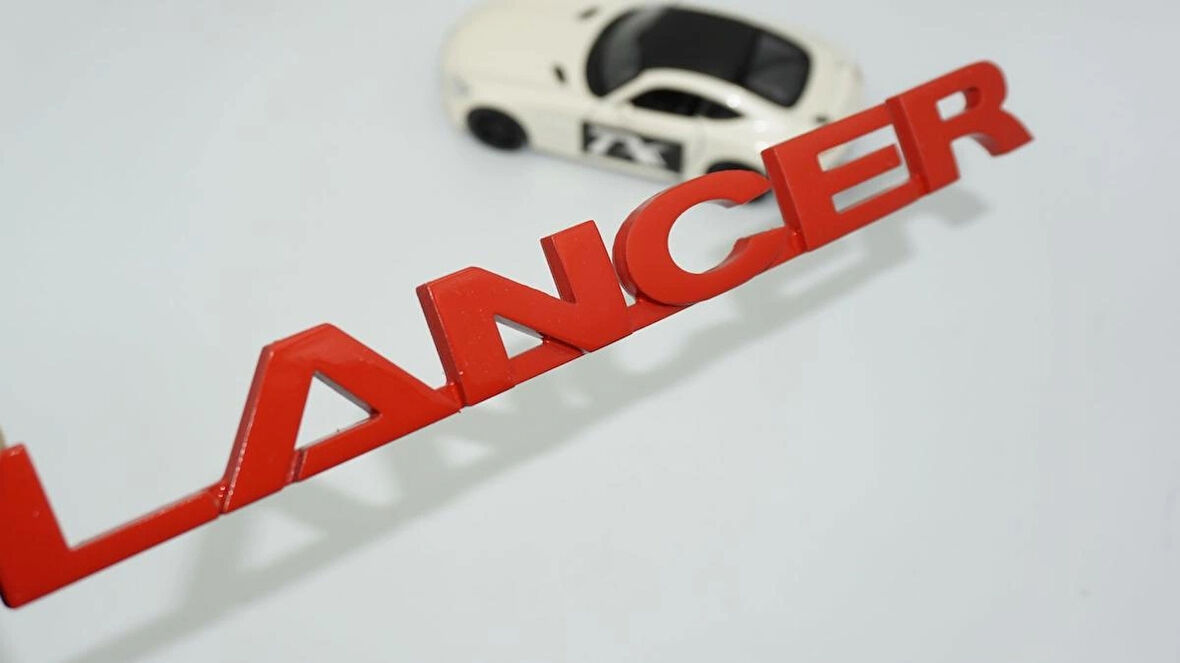 DK Tuning L200 Bagaj Kırmızı Yazı Logo Arma Mitsubishi İle Uyumlu