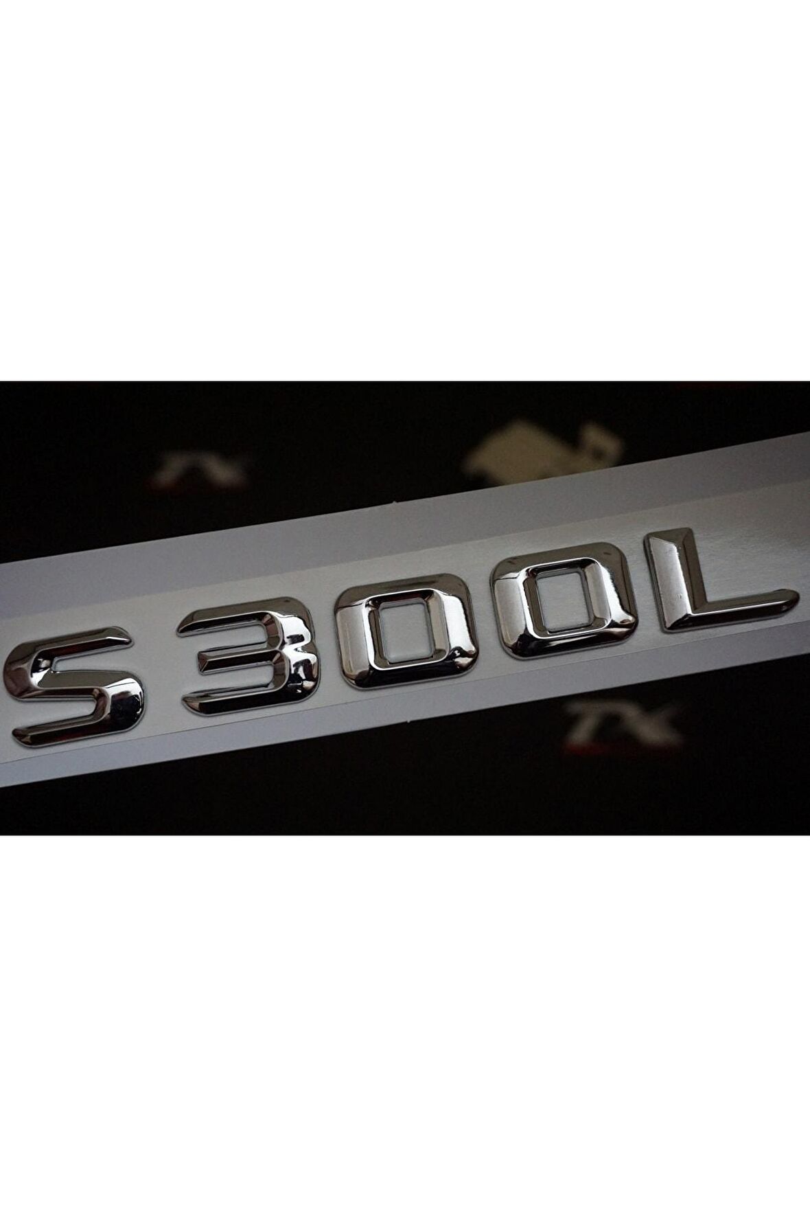 S300l Bagaj Krom Metal 3m 3d Yazı Logo