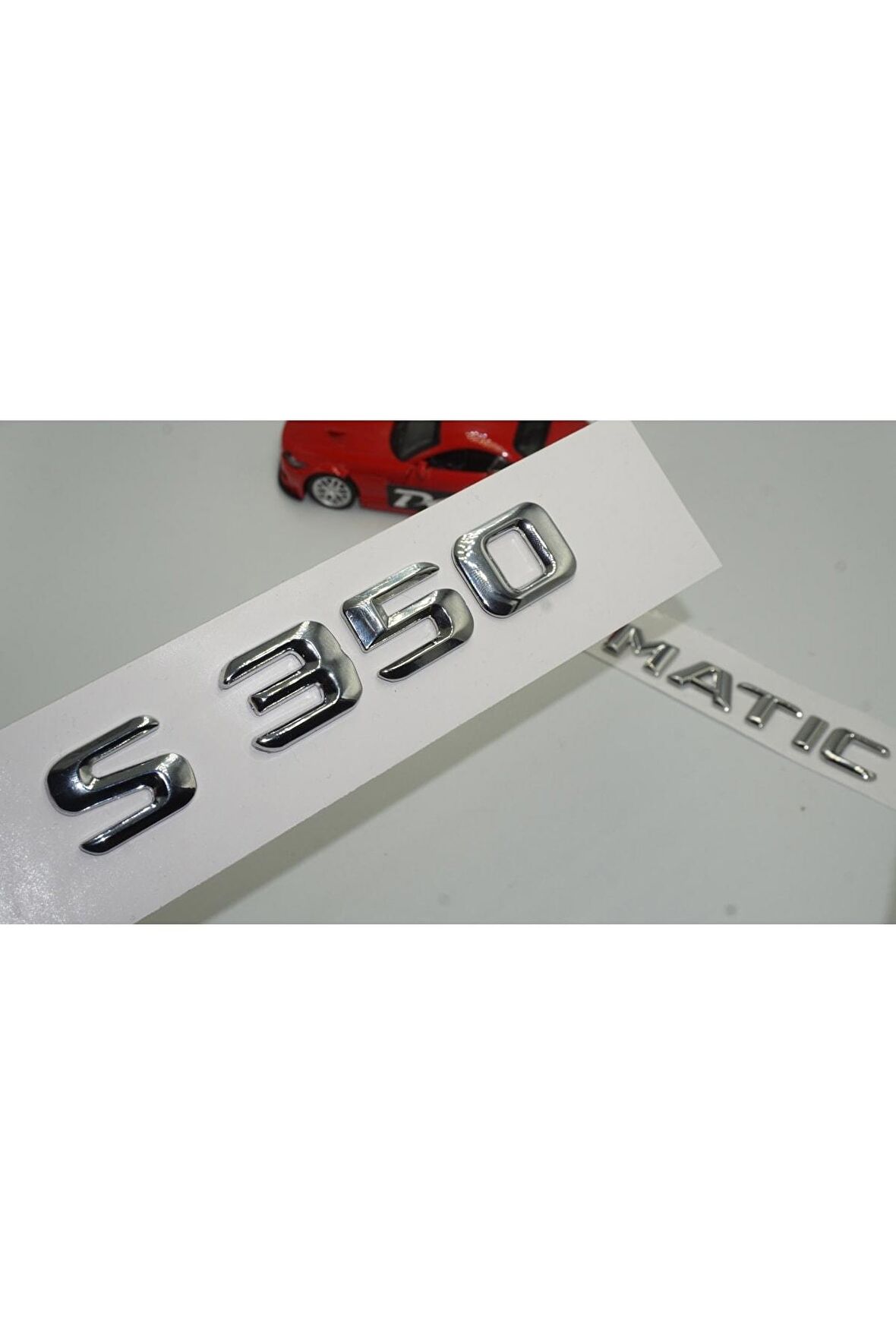 Benz S350 4matic Bagaj Krom Metal 3m 3d Yazı Logo
