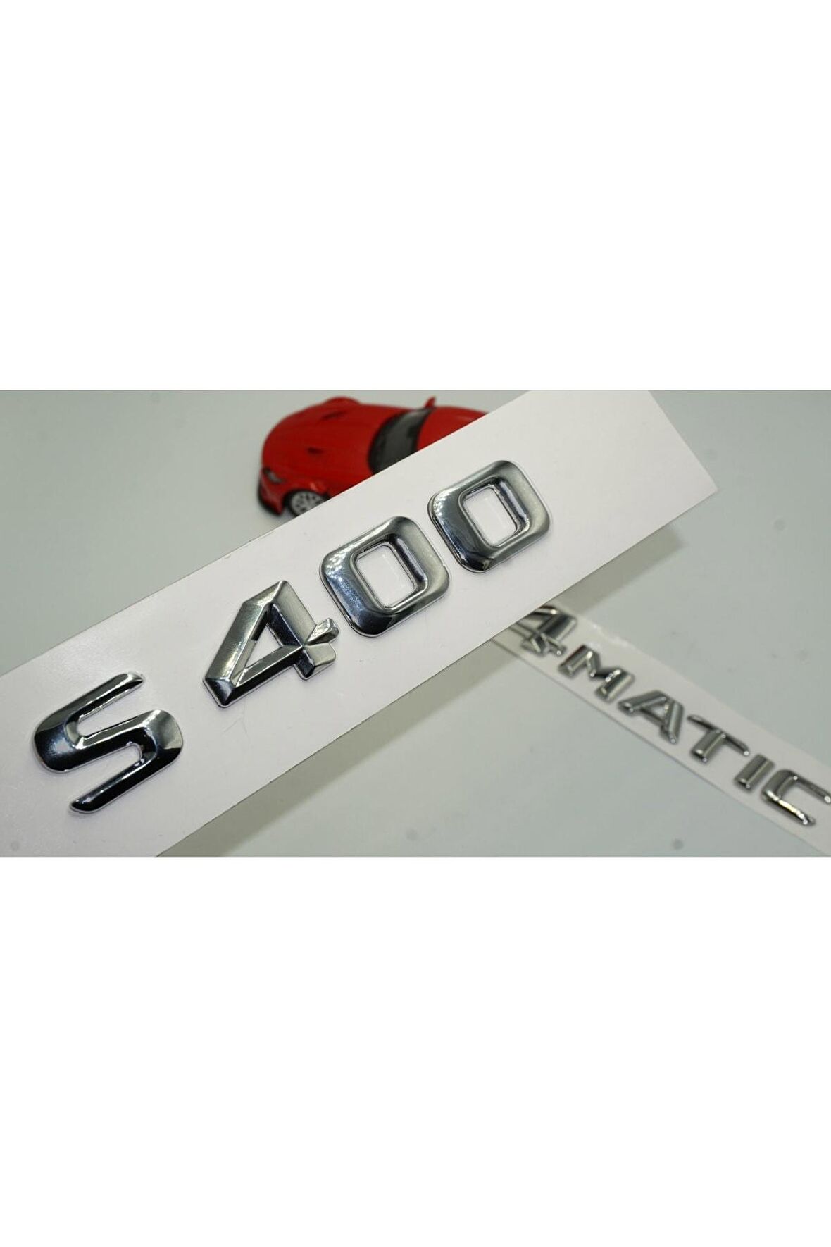 Benz S400 4matic Bagaj Krom Metal 3m 3d Yazı Logo
