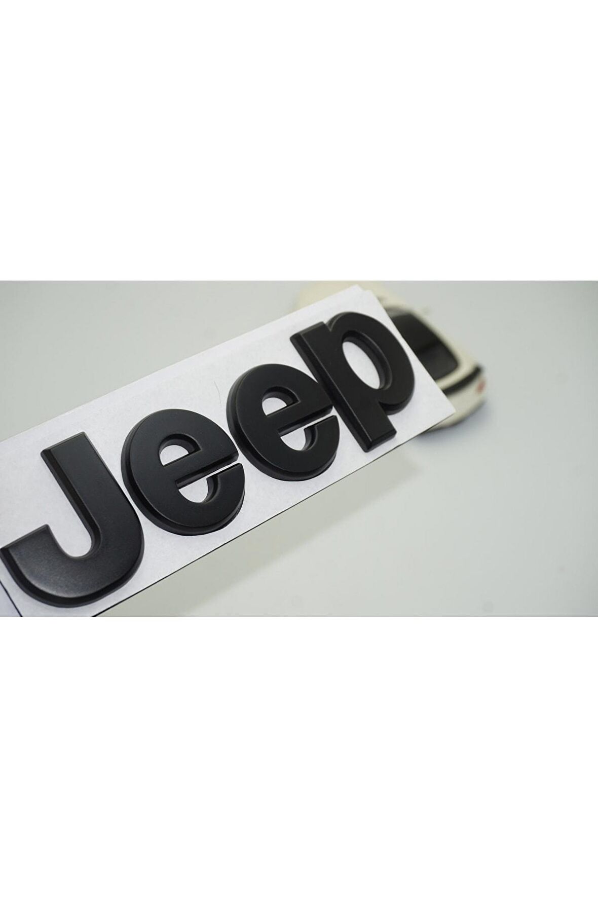 Jeep Kaput Bagaj 3m 3d Siyah Metal Logo Amblem Arma