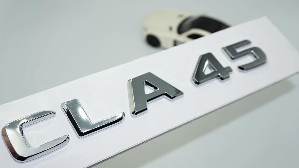 DK Tuning Benz CLA45 Bagaj Krom ABS 3M 3D Yazı Logo