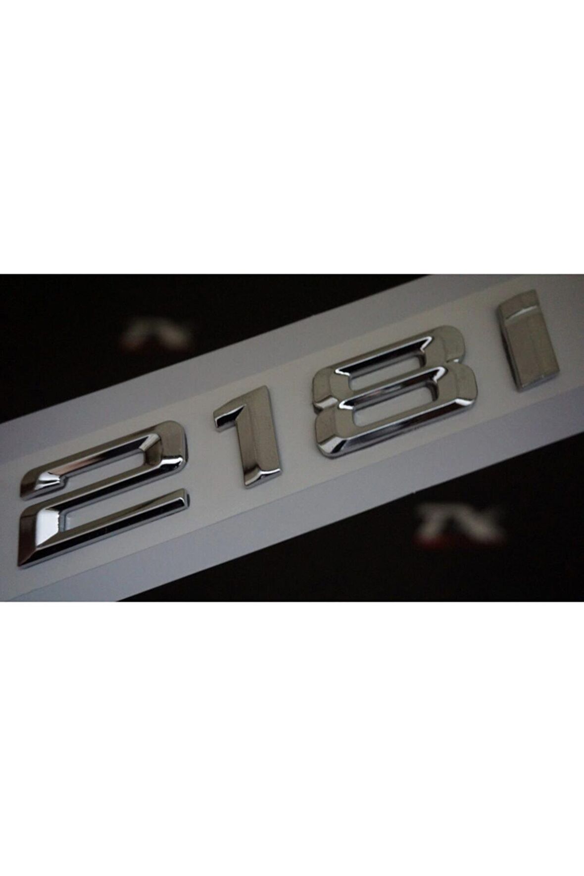 Bmw 218i Bagaj Krom Metal 3m 3d Yazı Logo