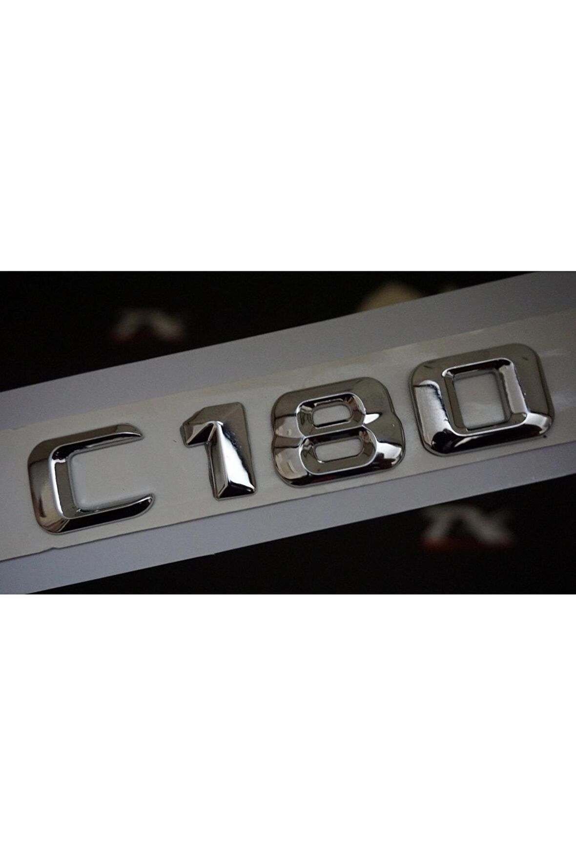 C180 Bagaj Krom Metal 3m 3d Yazı Logo