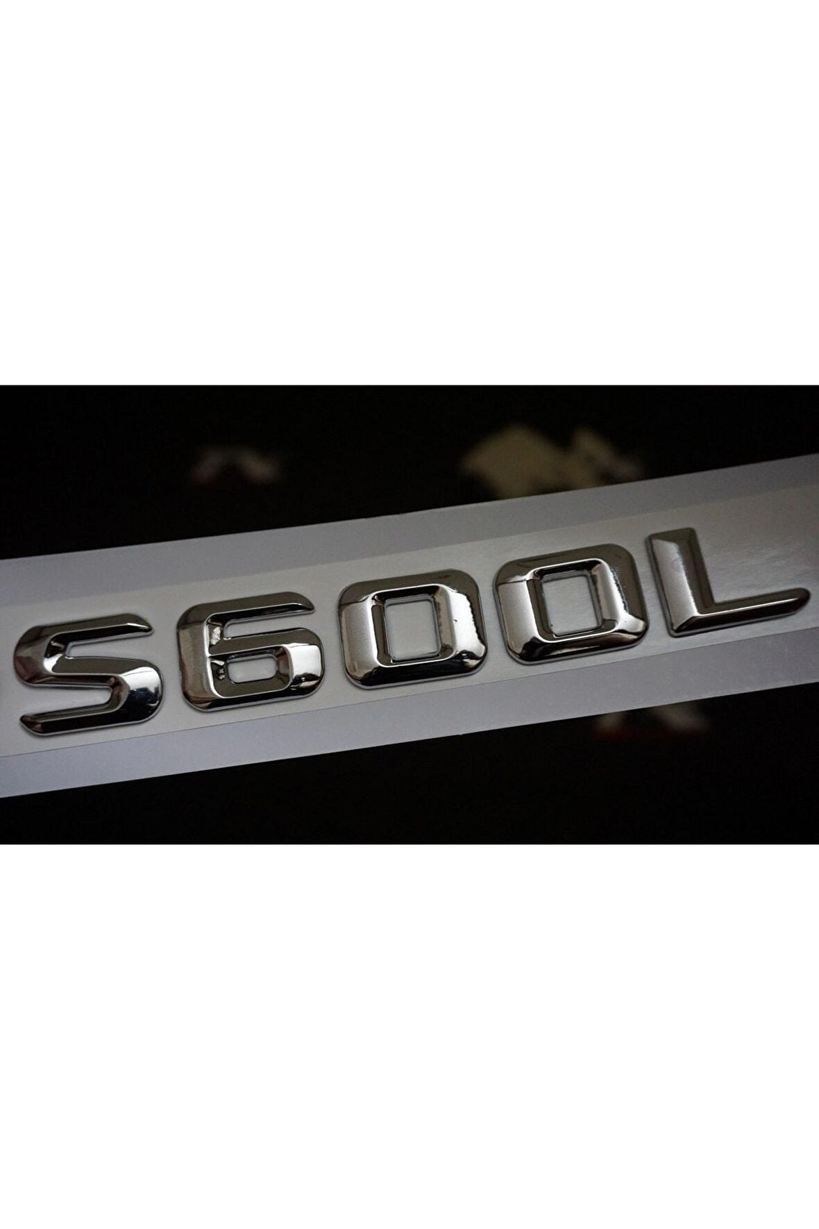 S600l Bagaj Krom Metal 3m 3d Yazı Logo