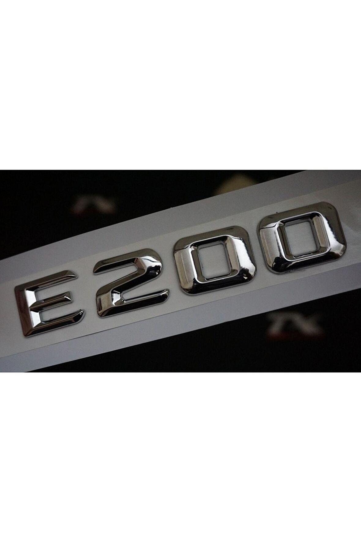 E200 Bagaj Krom Metal 3m 3d Yazı Logo