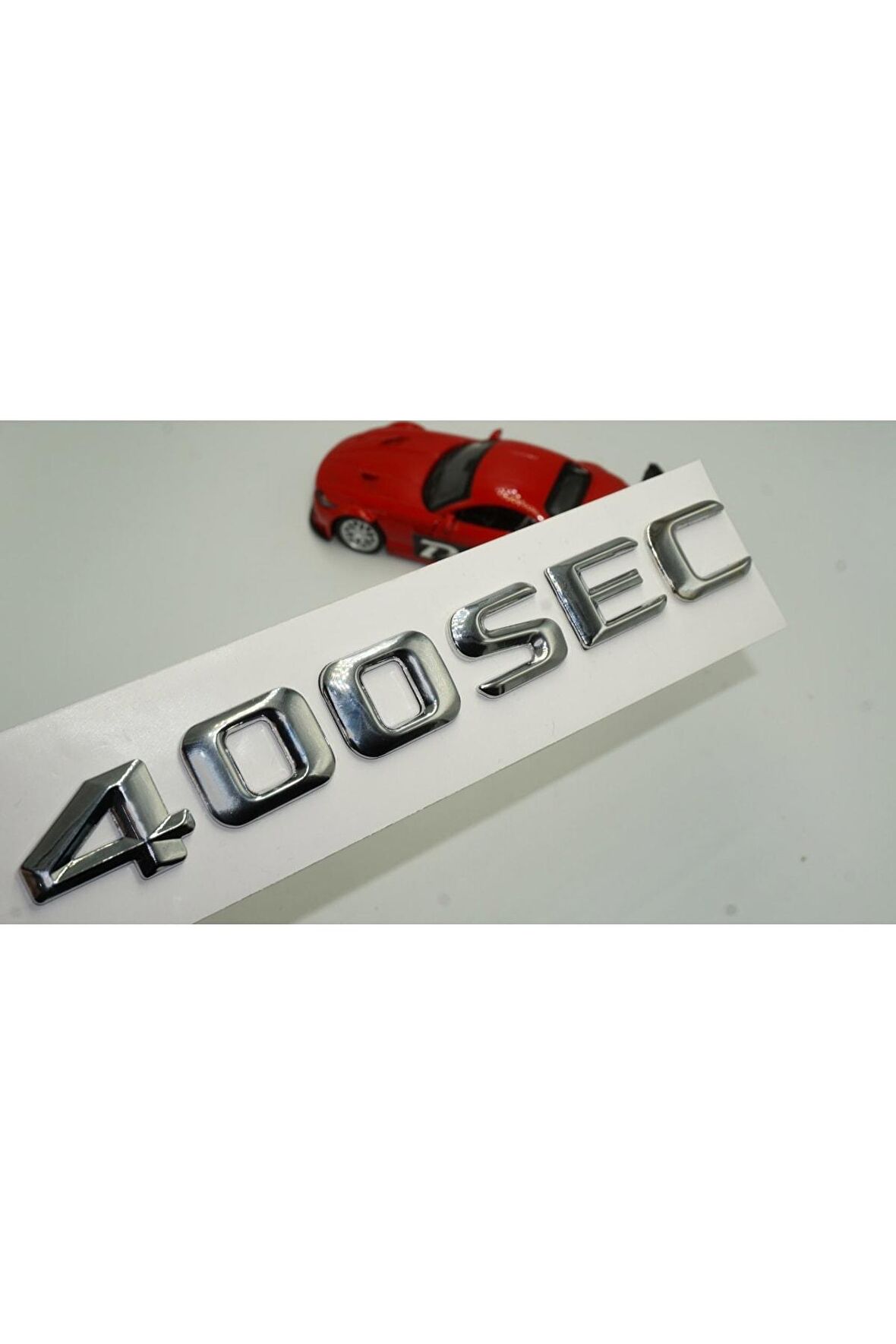 Benz 400 Sec Bagaj Krom Metal 3m 3d Yazı Logo