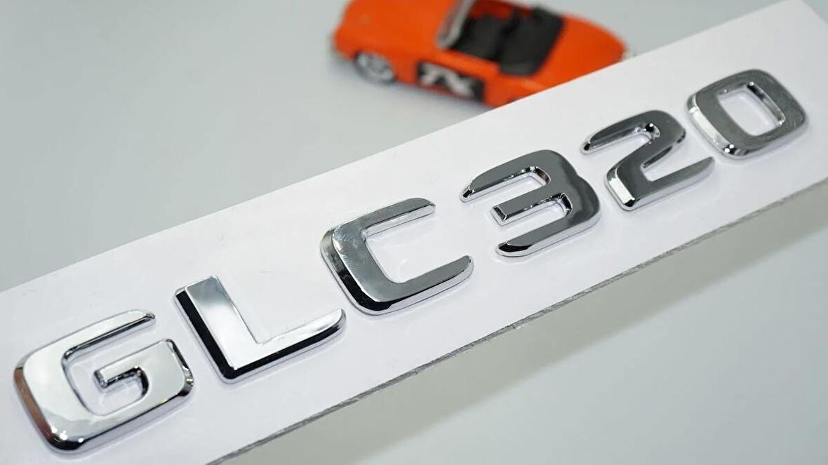 DK Tuning GLC 320 Bagaj Krom ABS Yazı Logo Benz İle Uyumlu