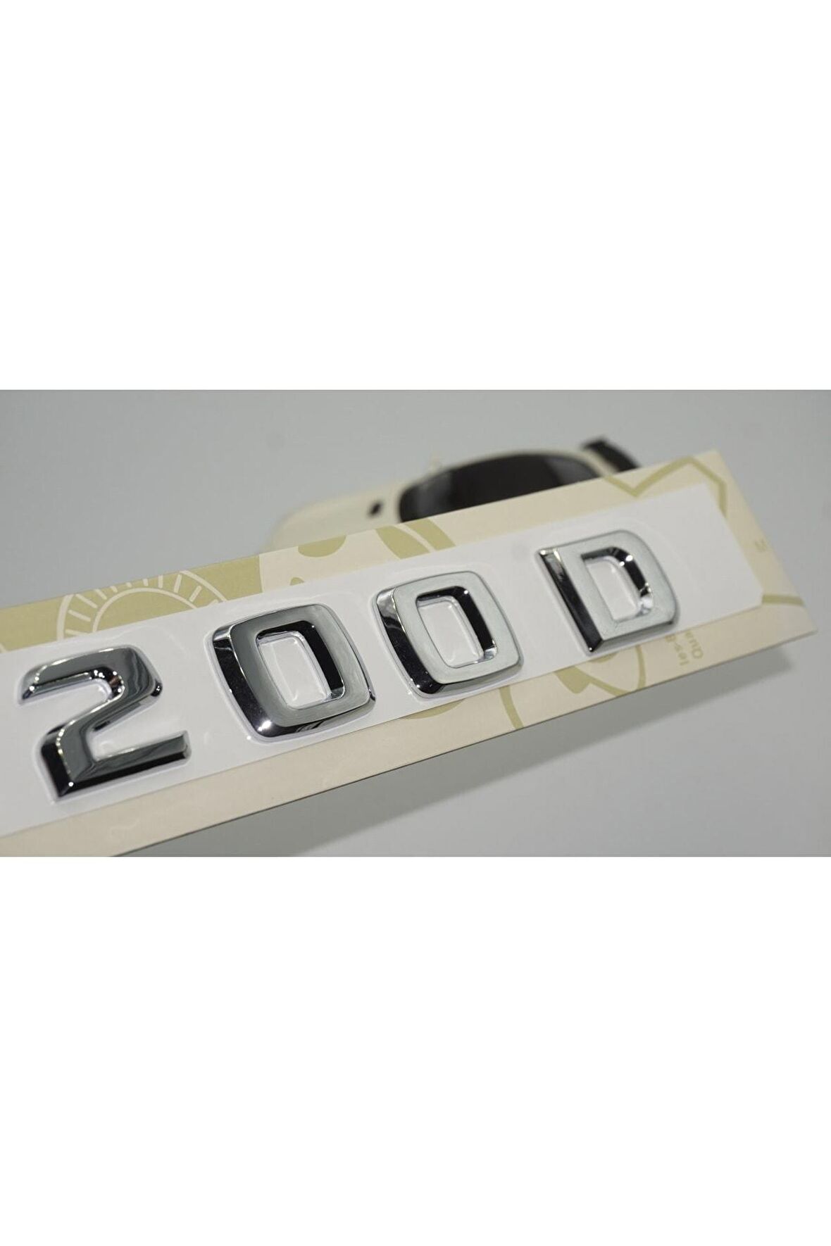 200 D Bagaj Krom Abs 3m 3d Yazı Logo