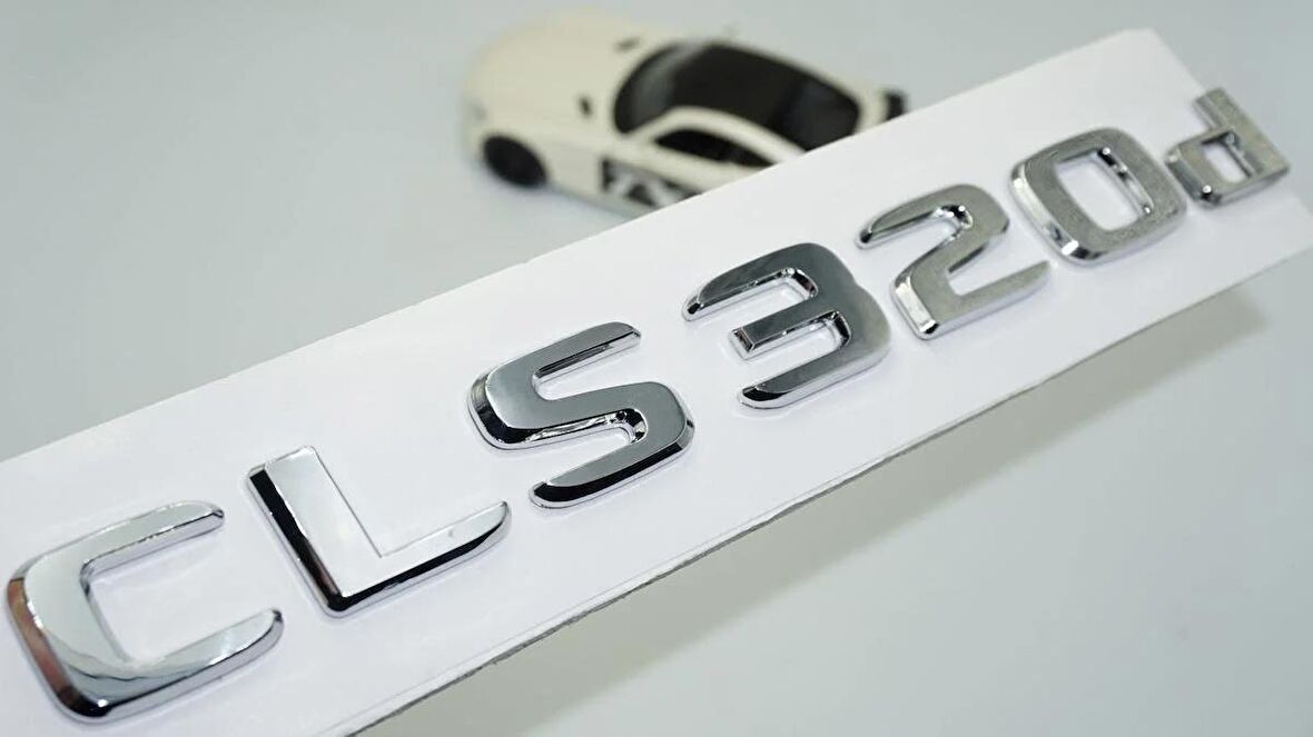 DK Tuning CLS320d Bagaj Krom ABS 3M 3D Yazı Logo Benz İle Uyumlu