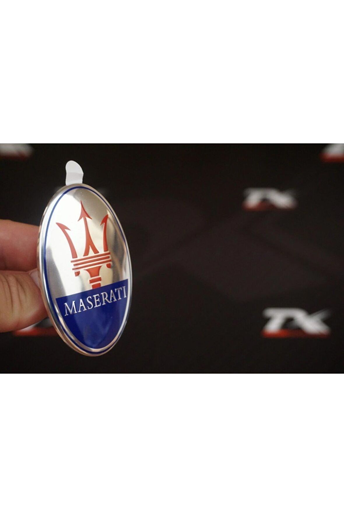 Maserati Quatrroporte Granturismo Ghibli Ön Kaput Logo Orjinal Ürün