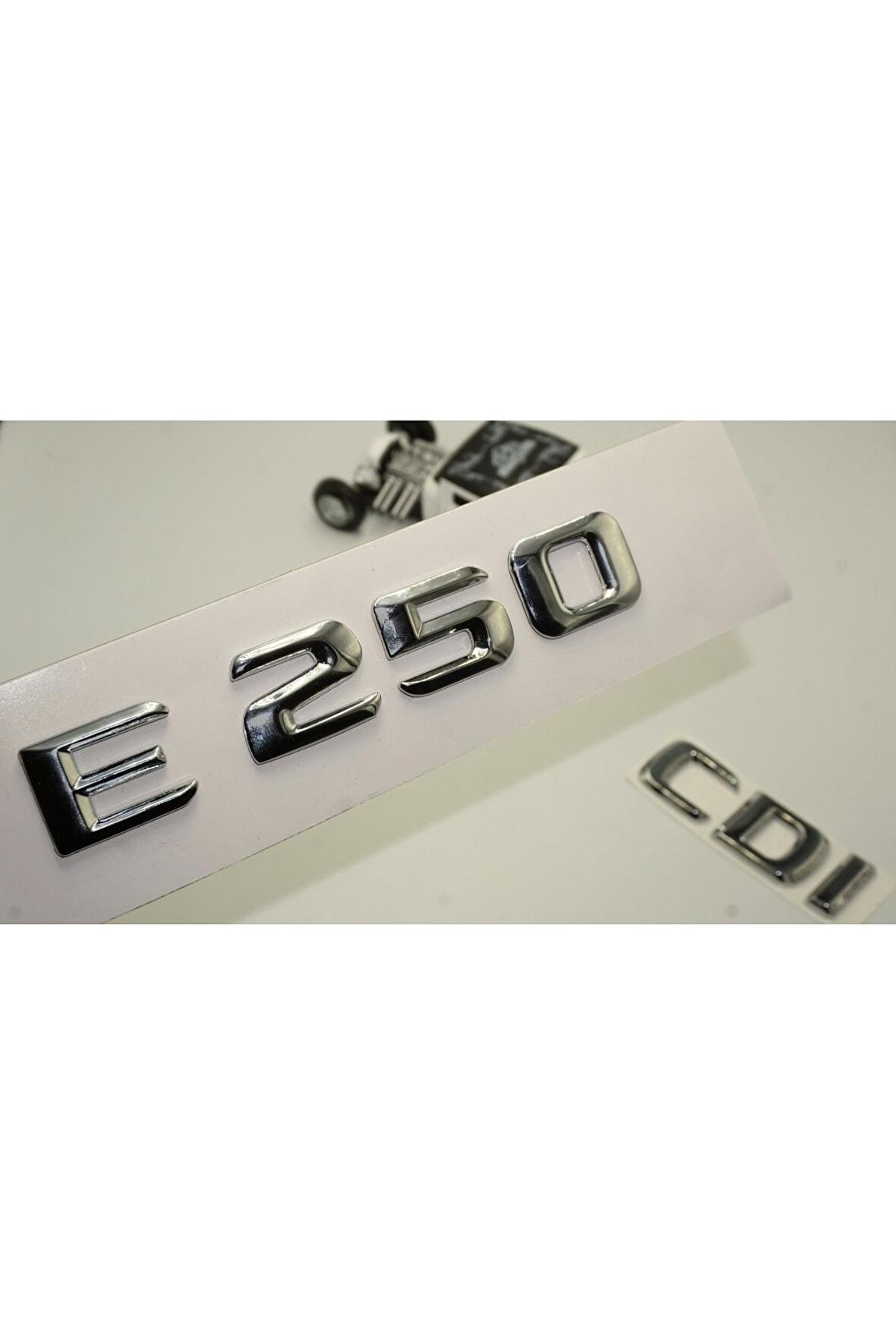 Benz E 250 Cdi Bagaj Krom Metal 3m 3d Yazı Logo