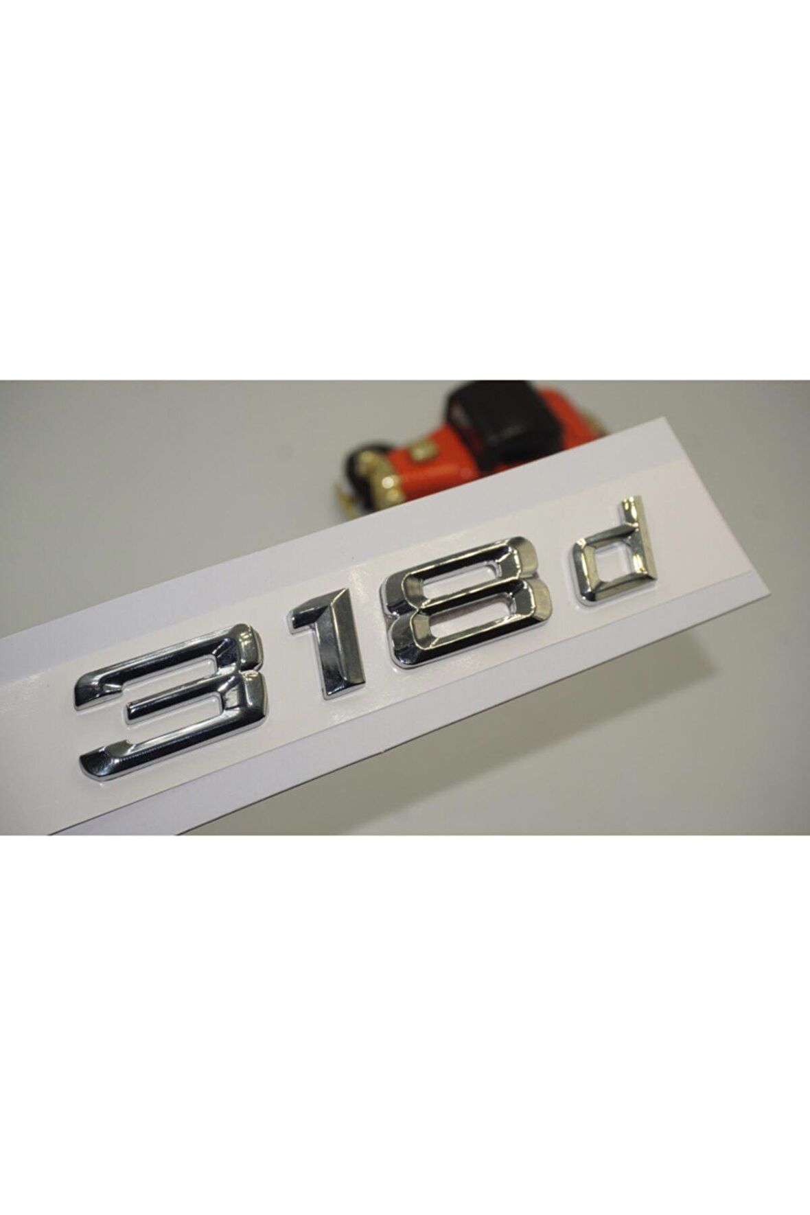 Bmw 318d Krom Metal 3m 3d Bagaj Logo Yazı Orjinal Ürün