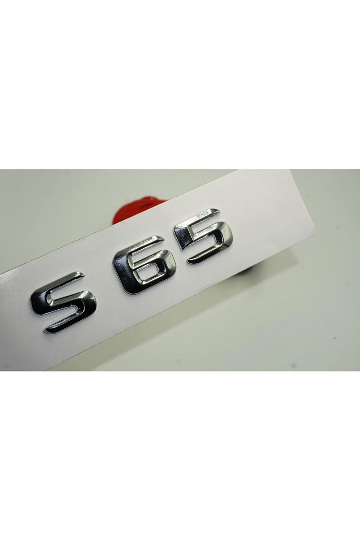 Benz S65 Bagaj Krom Metal 3m 3d Yazı Logo