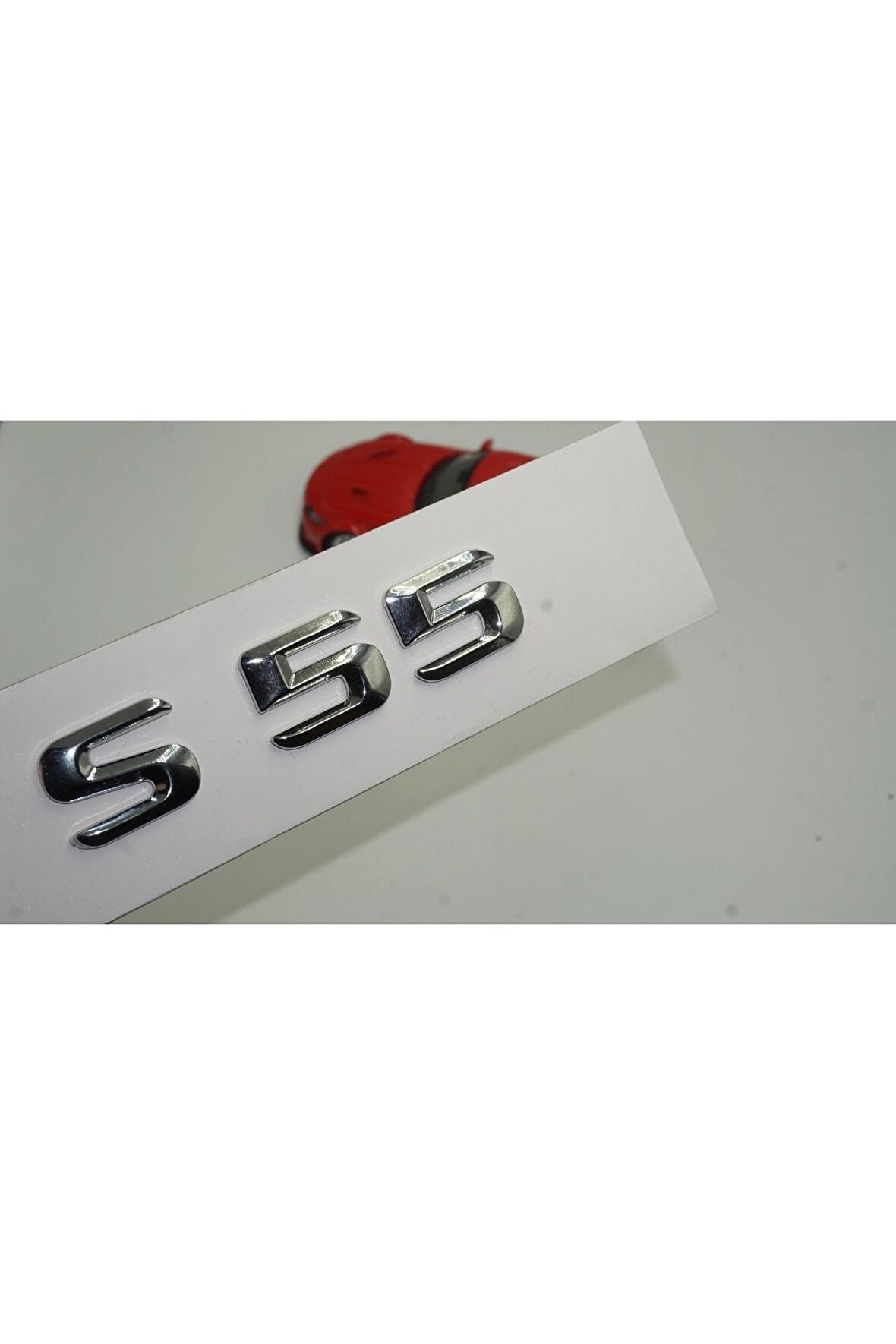 Benz S55 Bagaj Krom Metal 3m 3d Yazı Logo