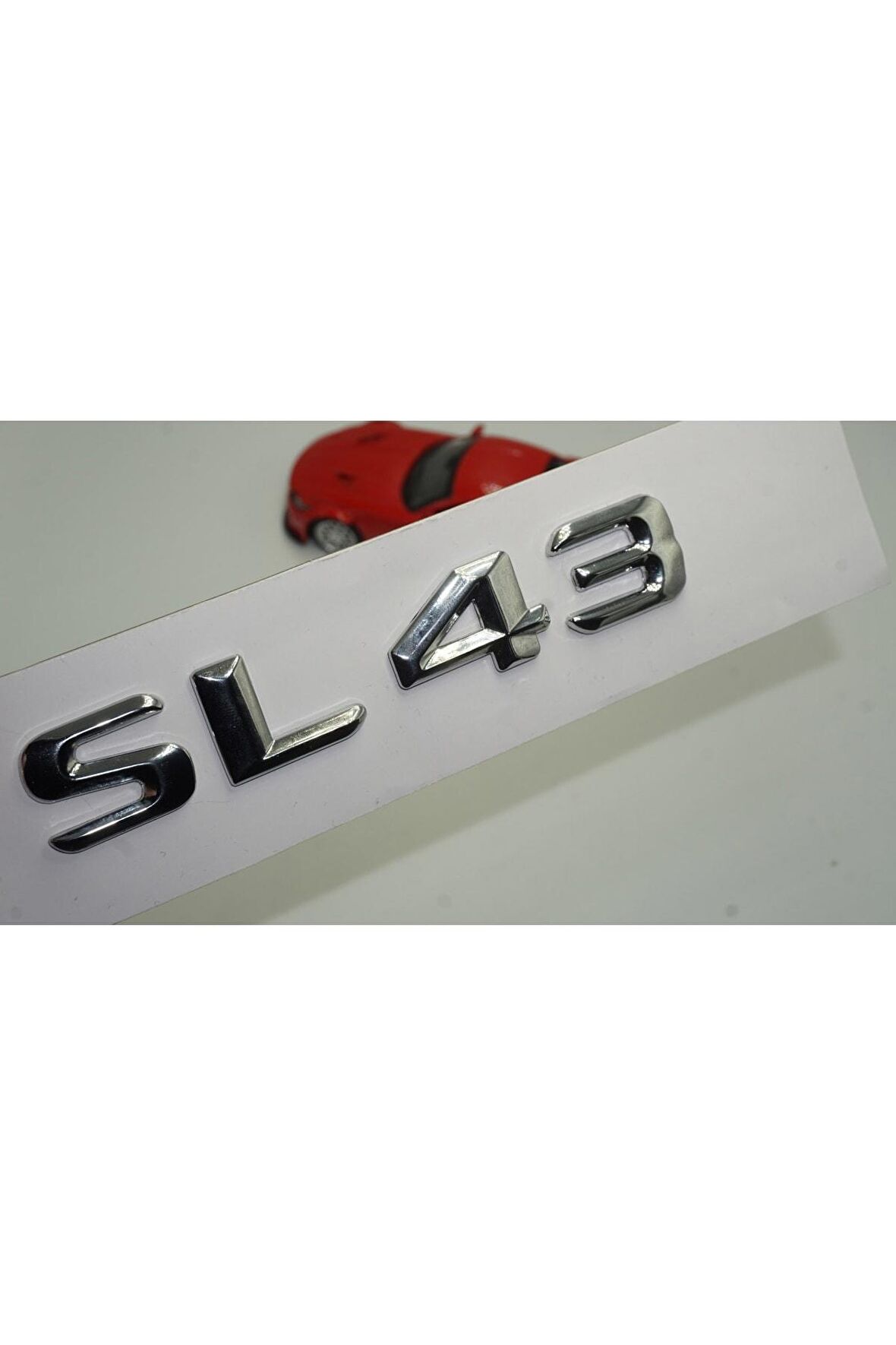 Benz Sl 43 Bagaj Krom Metal 3m 3d Yazı Logo