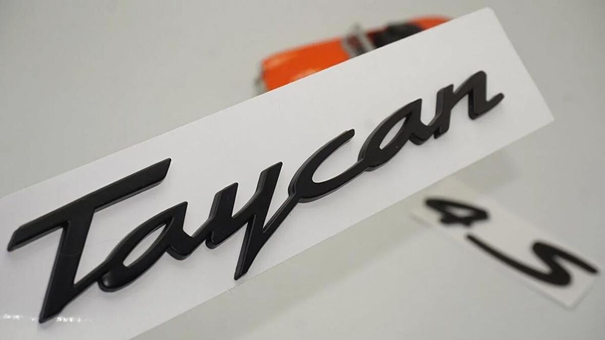 DK Tuning Porsche Taycan 4S Bagaj 3M 3D ABS Yazı Logo Amblem