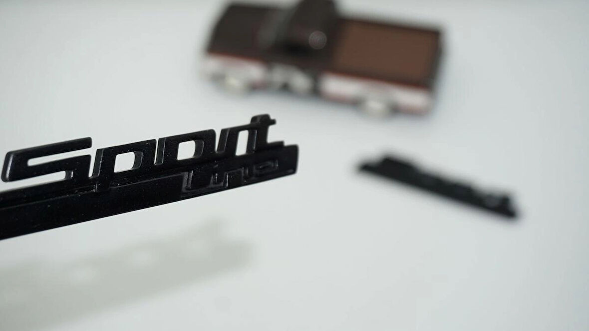 DK Tuning Bmw SportLine Siyah Logo Yan Çamurluk Logo Amblem Arma Seti