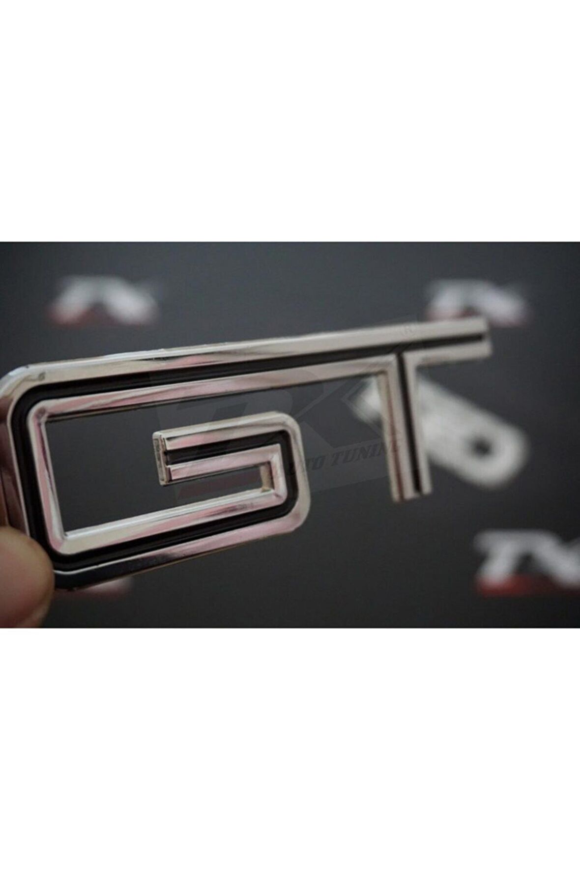 Porsche Bagaj Krom Metal 3m 3d Yazı Logo