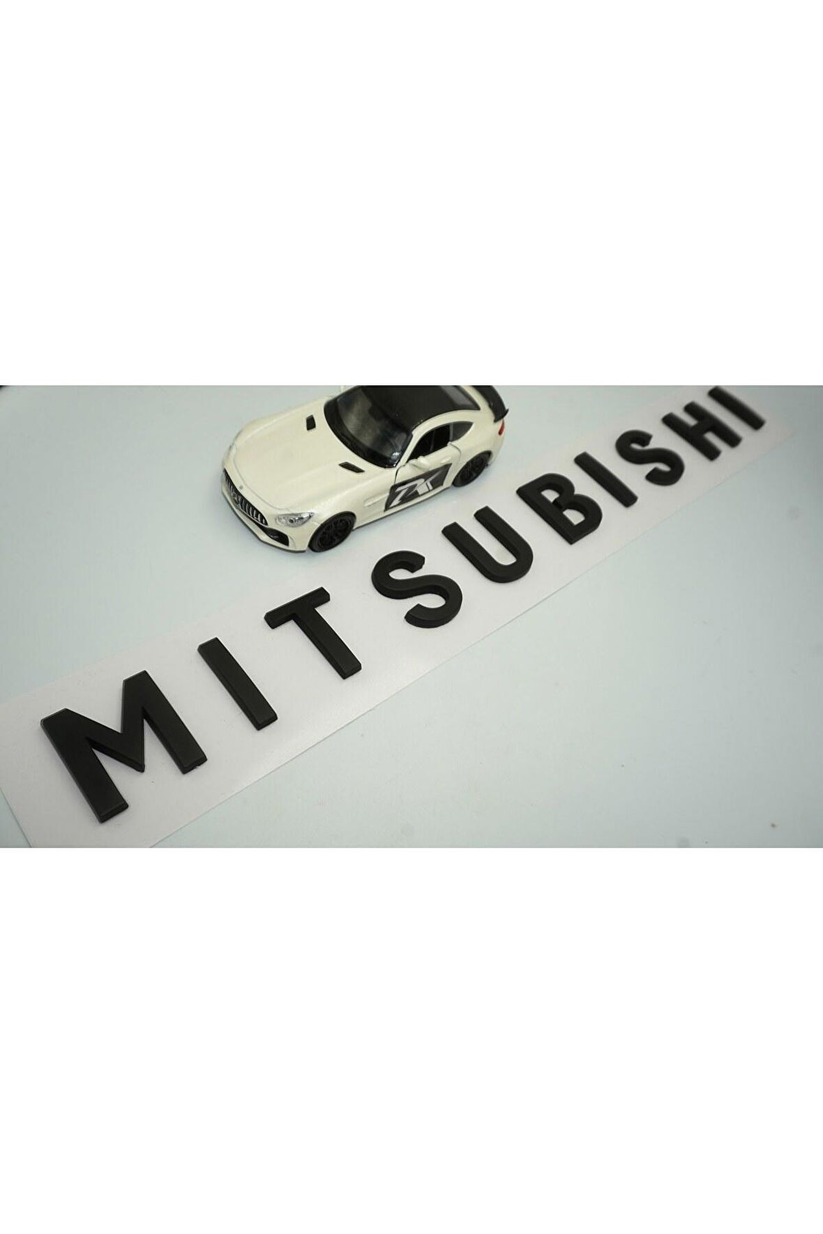 Mitsubishi Ön Kaput Ve Bagaj 3M 3D ABS Siyah Yazı Logo