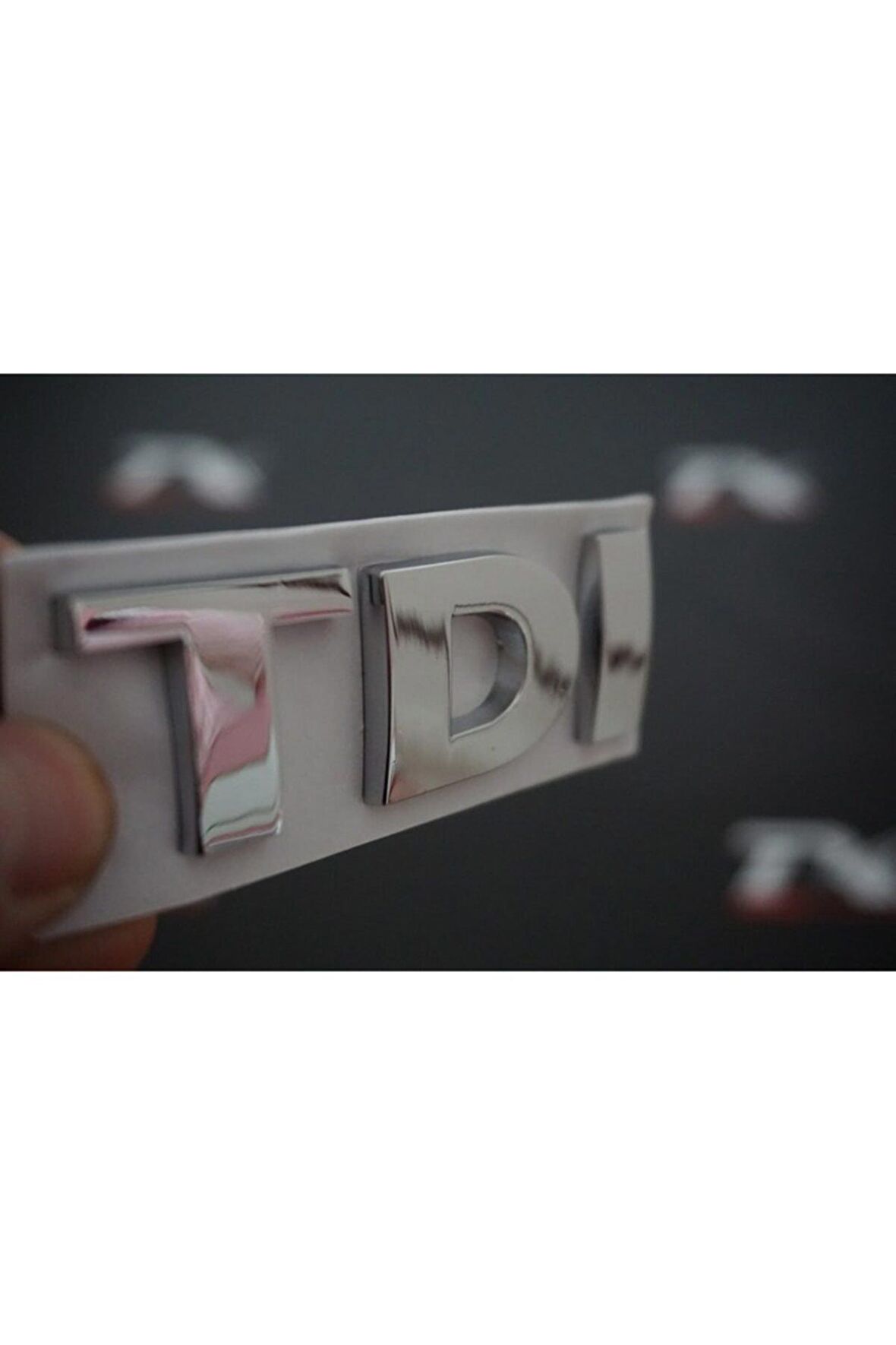 Tdi Bagaj Krom Metal 3m 3d Yazı Logo Arma