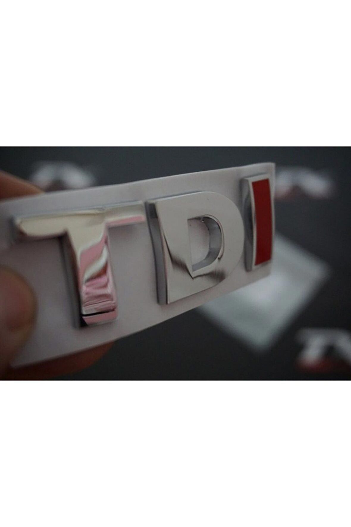 Tdi Bagaj Krom Metal 3m 3d Yazı Logo Arma