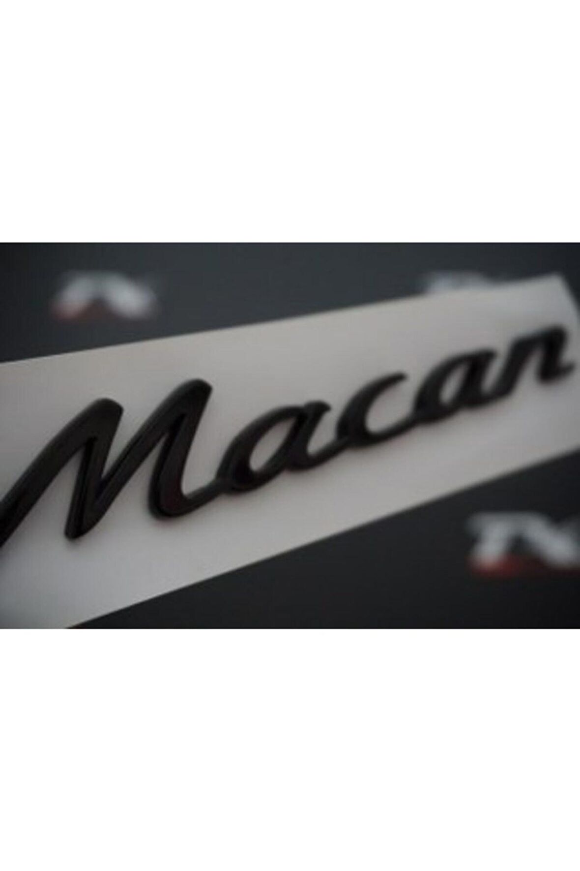 Macan Metal 3m Bagaj Logo Orjinal Ürün