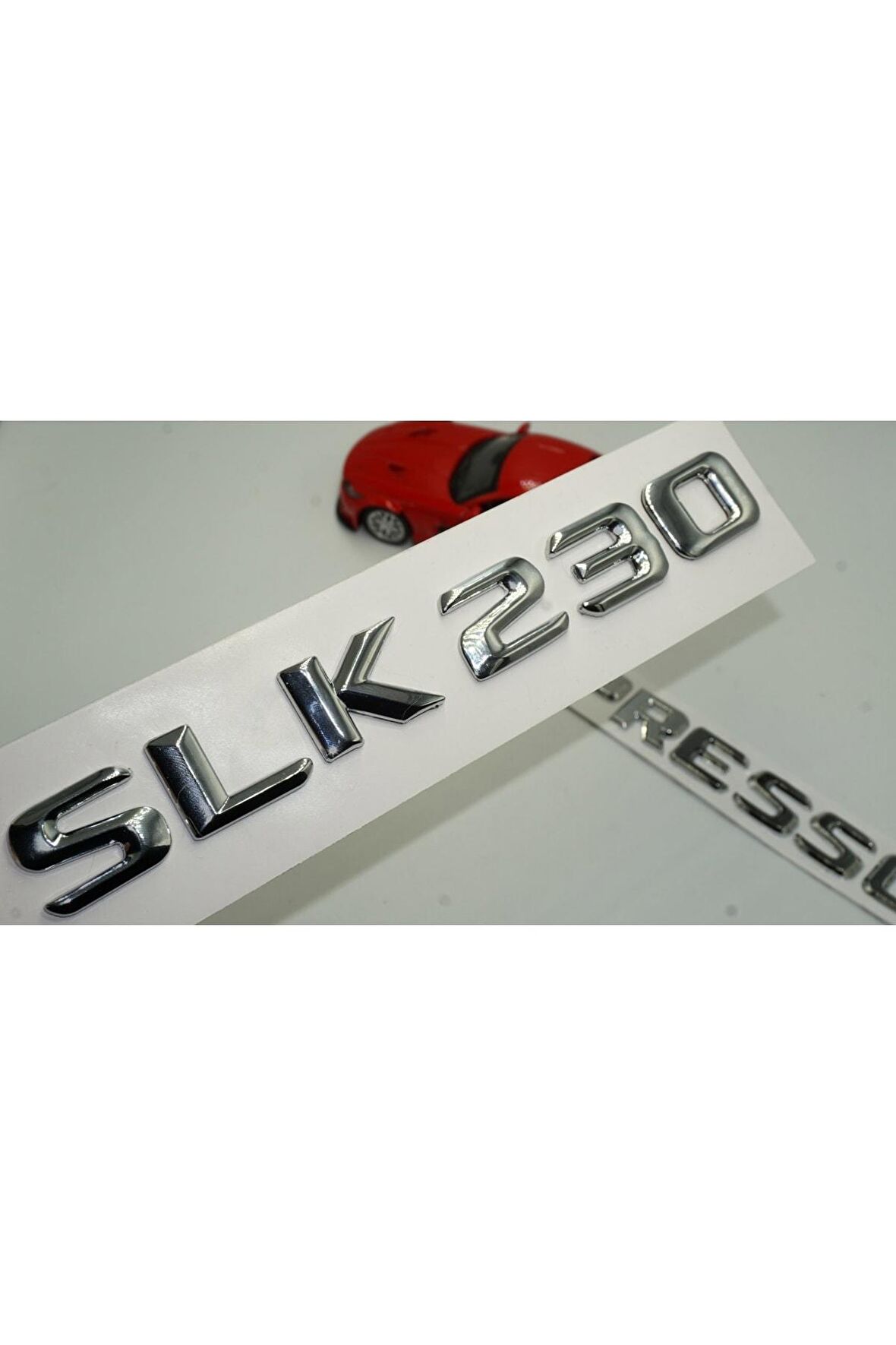 Benz Slk 230 Kompressor Bagaj Krom Metal 3m 3d Yazı Logo