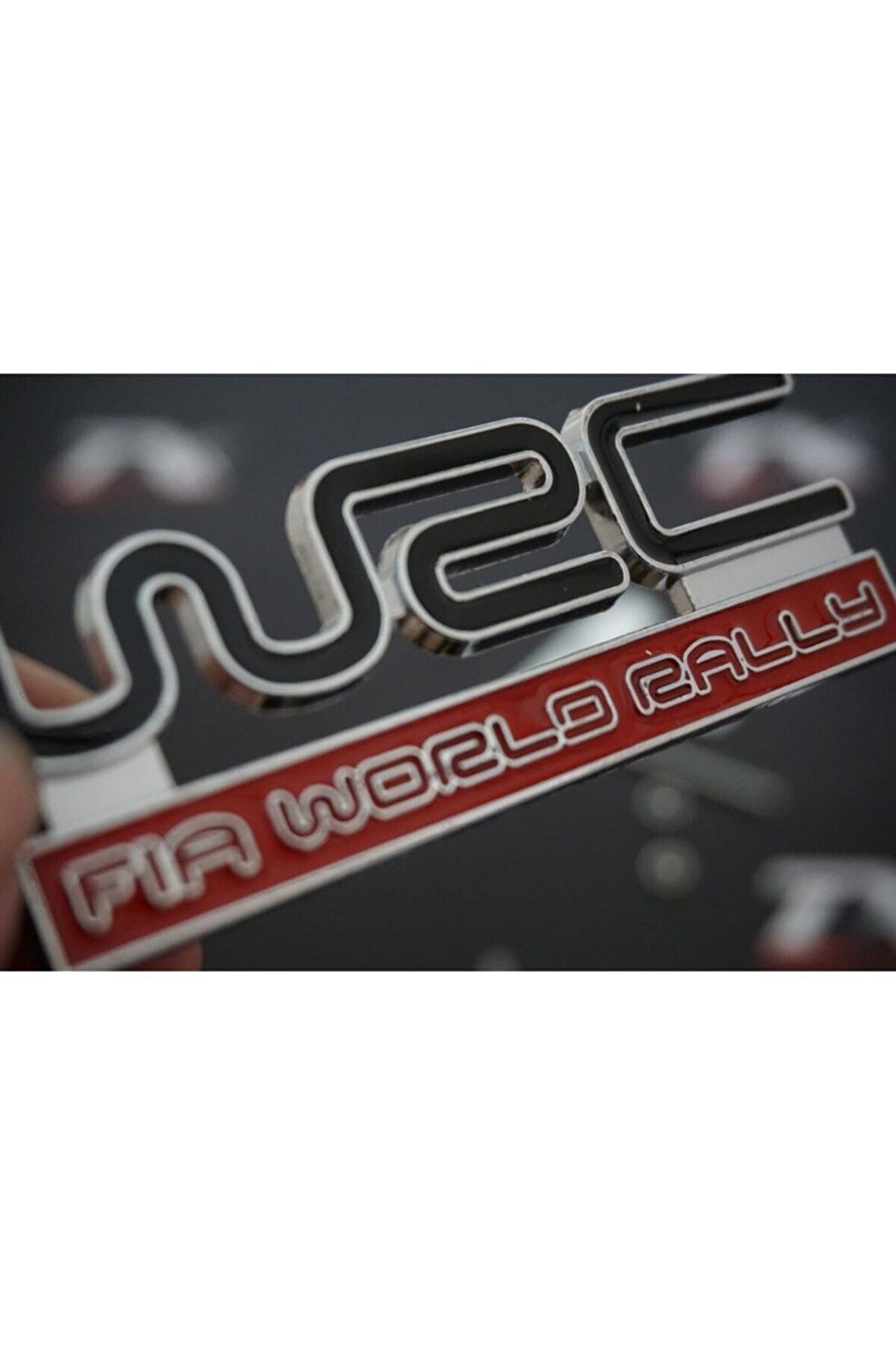 Subaru World Rally Championship Ön Panjur Vidalı Krom Metal Logo