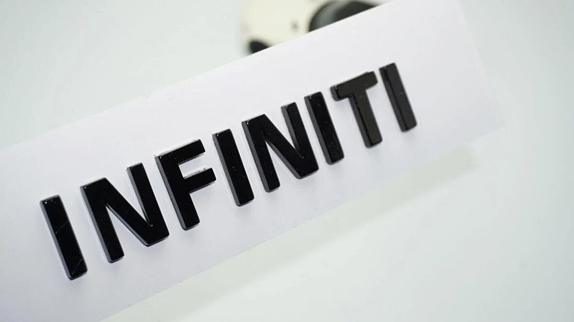 DK Tuning İnfiniti Siyah ABS Bagaj Yazı Logo