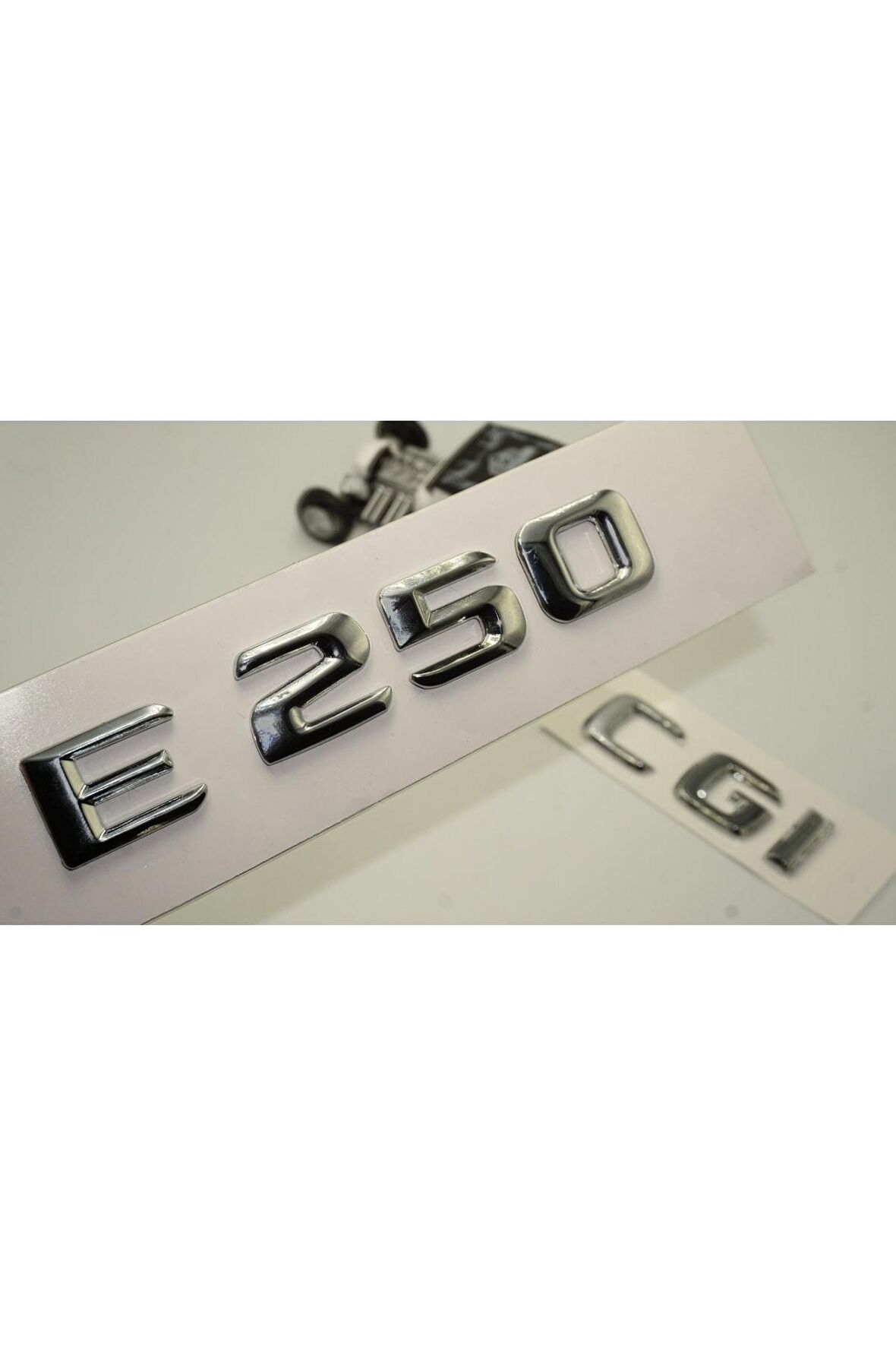 Benz E 250 Cgi Bagaj Krom Metal 3m 3d Yazı Logo