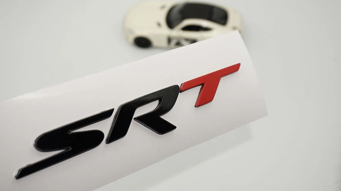 DK Tuning Dodge Challenger Billet SRT Siyah Kırmızı Logo Arma