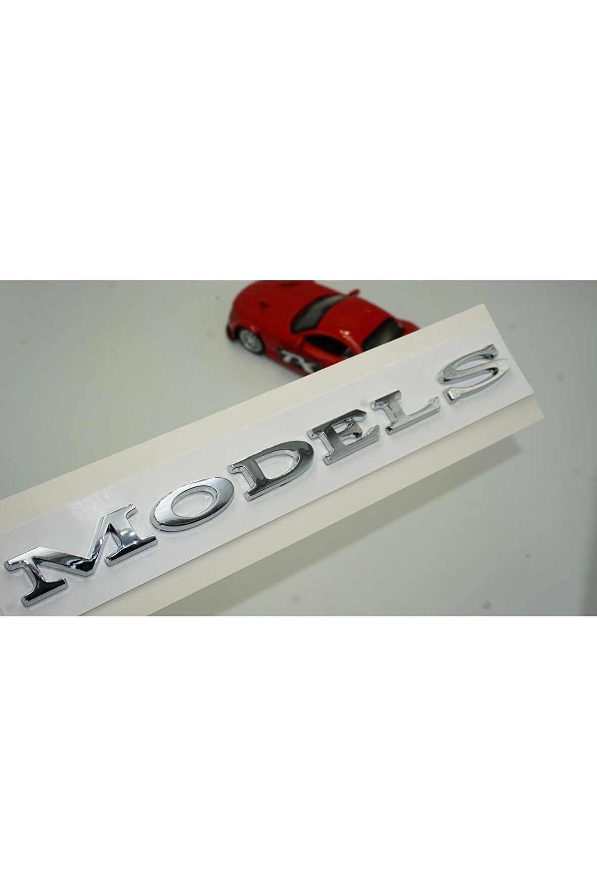 Tesla Model S Bagaj 3m 3d Parlak Gümüş Yazı Ürün